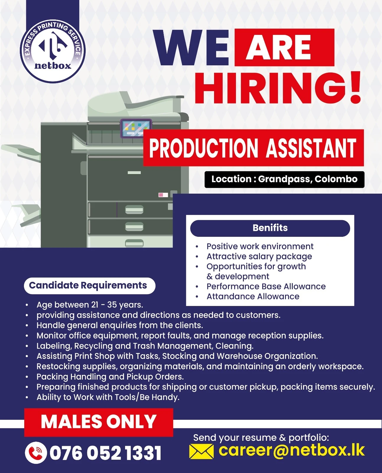 Production Assistant