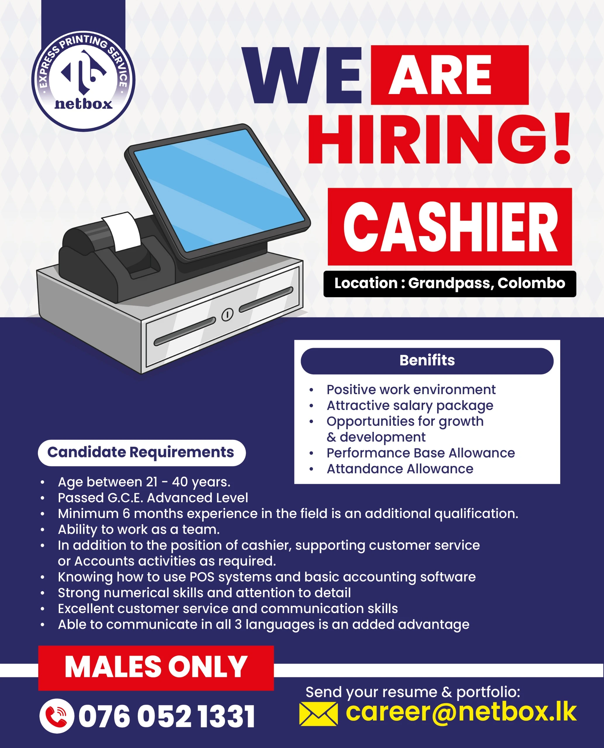 Cashier