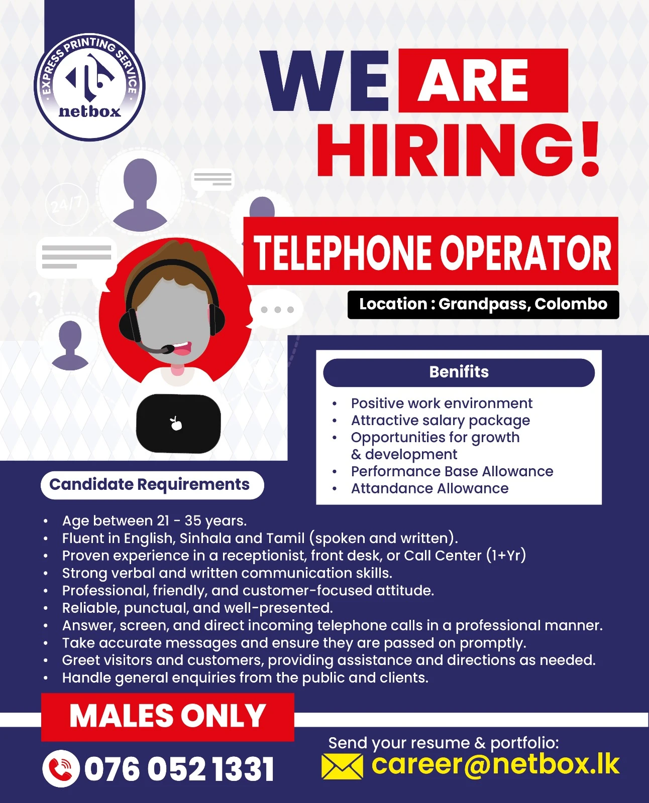 Telephone Operator
